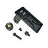 Sling Stud Post allows hands-free carry of your rifle on a backpack, enhancing convenience and accessibility; ARCA version fits tripods for versatile use.